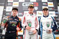 Podium Race 3 Arthur Rogeon - Chris Dittmann Racing GB3 Daniel Mavlyutov - Hillspeed GB3 Lucas Staico - Douglas Motorsport GB3