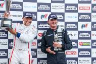 Silverstone Festival, Silverstone 2023
25th-27th August 2023
Free for editorial use only 
Podium (l-r) 6 Stuart Wiltshire - Peugeot 90X, 007 Christophe Dâ€™Ansembourg - Lola Aston DBR1-2