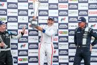 Silverstone Festival, Silverstone 2023
25th-27th August 2023
Free for editorial use only 
Podium (l-r) 6 Stuart Wiltshire - Peugeot 90X, 16 Steve Brooks - Peugeot 90X, 007 Christophe Dâ€™Ansembourg - Lola Aston DBR1-2
