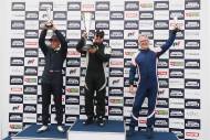 Silverstone Festival, Silverstone 2023
25th-27th August 2023
Free for editorial use only 
Podium (l-r) 29 Nick Fennell GB Lotus 25, 59 Charlie Martin GB Cooper T53, 76 Tim Child GB Brabham BT3/4