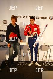 Sebastian Vettel (GER), Red Bull Racing and Jack Harvey - Racing Steps BMW