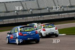 Sarah Franklin (GBR) Westbourne Motorsport Renault Clio Cup and Steve Williams (GBR) Jade Developments Renault Clio Cup