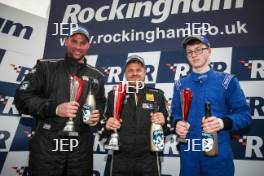 Race 2 Road Class Podium (l-r) Tom Oatley (GBR) Paxcroft.co.uk / Team Prota Renault Clio Cup, Nic Harrison (GBR) CGH Imports with Jade Developments Renault Clio Cup, Sean Thomas (GBR) Westbourne Motorsport Renault Clio Cup