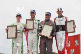 Jack Young -  M.R.M. Clio Cup  Jamie Bond - Team Hard - Clio Cup   Brett Lidsey - M.R.M. Clio Cup   Max Coates - Team Hard - Clio Cup