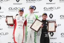 Ethan Hammerton - Team Hard - Clio Cup  Jack Young -  M.R.M. Clio Cup  Ben Colburn - Westbourne Motorsport -  Clio Cup