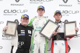 James Colburn - Westbourne Motorsport -  Clio Cup  Jack Young -  M.R.M. Clio Cup   Max Coates - Team Hard - Clio Cup