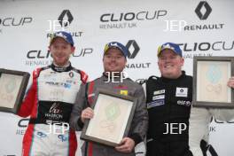 Max Coates - Team Hard - Clio Cup  Brett Lidsey - M.R.M. Clio Cup  James Colburn - Westbourne Motorsport -  Clio Cup