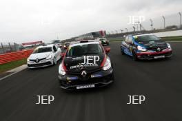 Aaron Thompson - Westbourne Motorsport - Clio Cup, Ben Colburn - Westbourne Motorsport -  Clio Cup  and Finlay Robinson - Westbourne Motorsport - Clio Cup