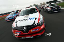 Jack Young -  M.R.M. Clio Cup,  Max Coates - Team Hard - Clio Cup  and Ben Colburn - Westbourne Motorsport -  Clio Cup