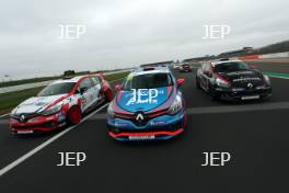 Max Coates - Team Hard - Clio Cup, Jack Young -  M.R.M. Clio Cup  and Ben Colburn - Westbourne Motorsport -  Clio Cup