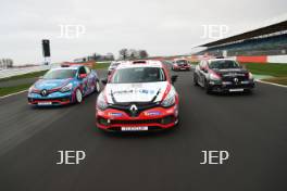 Jack Young -  M.R.M. Clio Cup,  Max Coates - Team Hard - Clio Cup  and Ben Colburn - Westbourne Motorsport -  Clio Cup