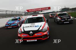 Jack Young -  M.R.M. Clio Cup ,  Max Coates - Team Hard - Clio Cup ad Ben Colburn - Westbourne Motorsport -  Clio Cup