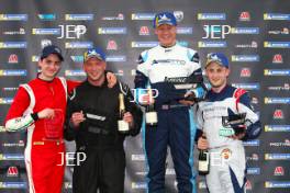 Podium Race 2 Ignazio Zanon Craig Cornick Mark Sansom Chris Threadgill