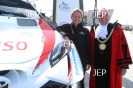 2019 Wales Rally GB Liverpool Launch Louise Emery and Peter Brennan