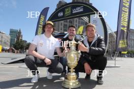 2019 Wales Rally GB Liverpool Launch Tom Williams, Osian Pryce and Rhys Yates