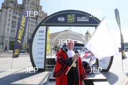 2019 Wales Rally GB Liverpool Launch Peter Brennan - Mayor of Liverpool