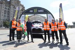 2019 Wales Rally GB Liverpool Launch Marshals at the Liverpool Launch of Wales Rally GB