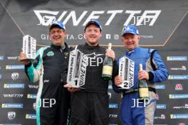 Podium Race 2 Colin White – CWS Motorsport Ginetta G56 GT4 Wes Pearce – Breakell Racing Ginetta G56 GT4 Mike Brown - Ultimate Speed Racing Ginetta G55 GT4