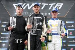 Podium Race1 Conner Garlick - Xentek Motorsport G55 GT4 Ginetta Tom Emson – Elite Motorsport Ginetta G56 GT4 Blake Angliss – Century Motorsport Ginetta G55 GT4