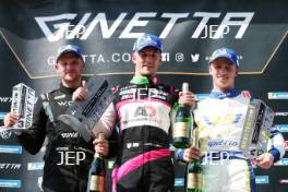 Podium Luke Reade - Wolf Motorsport G55 GT4 Ginetta  James Taylor – Team HARD Ginetta G55 GT4 Blake Angliss – Century Motorsport Ginetta G55 GT4