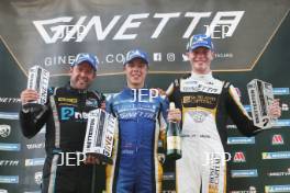 Podium Henry Dawes – Century Motorsport Ginetta G56 GT4 Tom Emson – Elite Motorsport Ginetta G56 GT4 James Kellett – Century Motorsport Ginetta G56 GT4