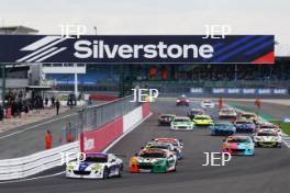 Tom Emson – Elite Motorsport Ginetta G56 GT4 Silverstone Race 1 start