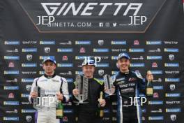 Nat Hodgkiss – Race Car Consultants Ginetta G40 GT5 - Connor Grady – Xentek Motorsport Ginetta G40 GT5 - Will Jenkins – Elite Motorsport Ginetta G40 GT5