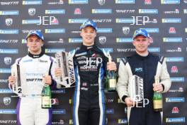 Jacob Hodgkiss – Fox Motorsport Ginetta G40 Junior - Ben Jenkins - Graves Motorsport MINI - Mikey Doble – Xentek Motorsport Ginetta G40 GT5