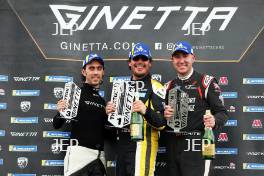 Ginetta GT5 Race 2 Am Podium Paolo Santi â€“ Raceway Motorsport Ginetta G40 GT5 Karim Sekkat â€“ Elite Motorsport Ginetta G40 GT5 Chris White â€“ Raceway Motorsport Ginetta G40 GT5