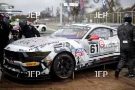 #61 Erik Evans / Marco Signoretti - Academy Motorsport Ltd Ford Mustang GT4 2024