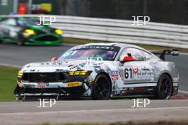 #61 Erik Evans / Marco Signoretti - Academy Motorsport Ltd Ford Mustang GT4 2024