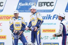 Dan Cammish - NAPA Racing UK Ford Focus ST, Ashley Sutton - NAPA Racing UK Ford Focus ST and Tom Ingram - Bristol Street Motors with EXCELR8 Hyundai i30 N Fastback