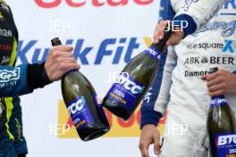 BTCC Podium Champagne