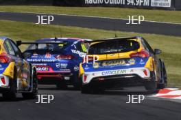 Ashley Sutton - NAPA Racing UK Ford Focus ST and Tom Ingram - Bristol Street Motors with EXCELR8 Hyundai i30 N Fastback