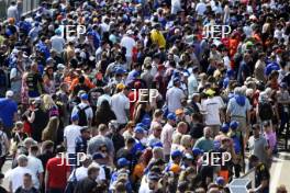 Fans on the BTCC Pitlane walk