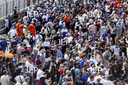 Fans on the BTCC Pitlane walk