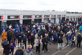 Fans in the BTCC Pits