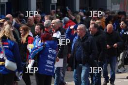 Fans in the BTCC Pits