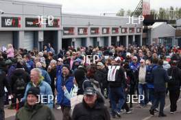 Fans in the BTCC Pits