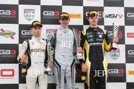 Podium, #7 Louis Sharp - Rodin Motorsport, #11 John Bennett - JHR Developments, #31 Ugo Ugochukwu - Rodin Motorsport