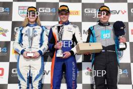 #66 Chloe Grant - KMR Sport, #16 Linus Granfors – Fortec Motorsport, #68 Harry Burgoyne – KMR Sport