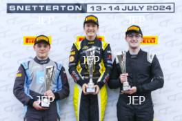 Podium of #68 Harry Burgoyne ? KMR Sport, #21 Alisha Palmowski ? Elite Motorsport and #88 Lewis Blakeley - KMR Sport