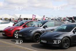 Silverstone Festival, Silverstone 2024. 23rd-25th August 2024 Free for editorial use only  Tesla