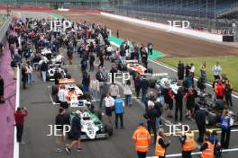 Silverstone Festival, Silverstone 2024. 23rd-25th August 2024 Free for editorial use only  Grid