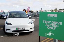 Silverstone Festival, Silverstone 2024. 23rd-25th August 2024 Free for editorial use only  Tesla