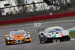 Silverstone Festival, Silverstone 2024, 23rd-25th August 2024. Free for editorial use only. 182 Stuart Marston - Peter Hunter - Ferrari 488 Evo Challenge 