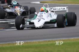 Silverstone Festival, Silverstone 2024, 23rd-25th August 2024. Free for editorial use only 7 Mike Cantillon - Williams FW07C  