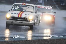 Silverstone Festival, Silverstone 2024, 23rd-25th August 2024. Free for editorial use only. Max Lynn GB Roan Lundy GB Ford Consul Cortina Lotus 