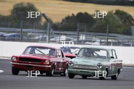 Silverstone Festival, Silverstone 2024. 23rd-25th August 2024 Free for editorial use only 198 Jake Giddings - Paul Streather - Ford Lotus Cortina 