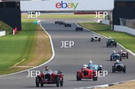 Silverstone Festival, Silverstone 2024. 23rd-25th August 2024 Free for editorial use only. BRDC 500 for MRL Pre-War Sports Cars